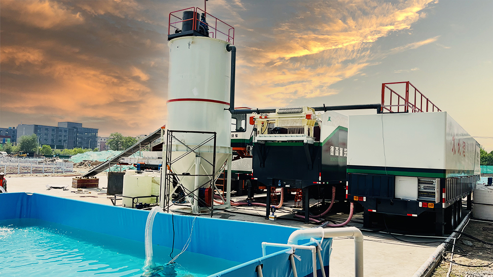 金莎9001zz以诚为本淋洗车北京某地作业现场